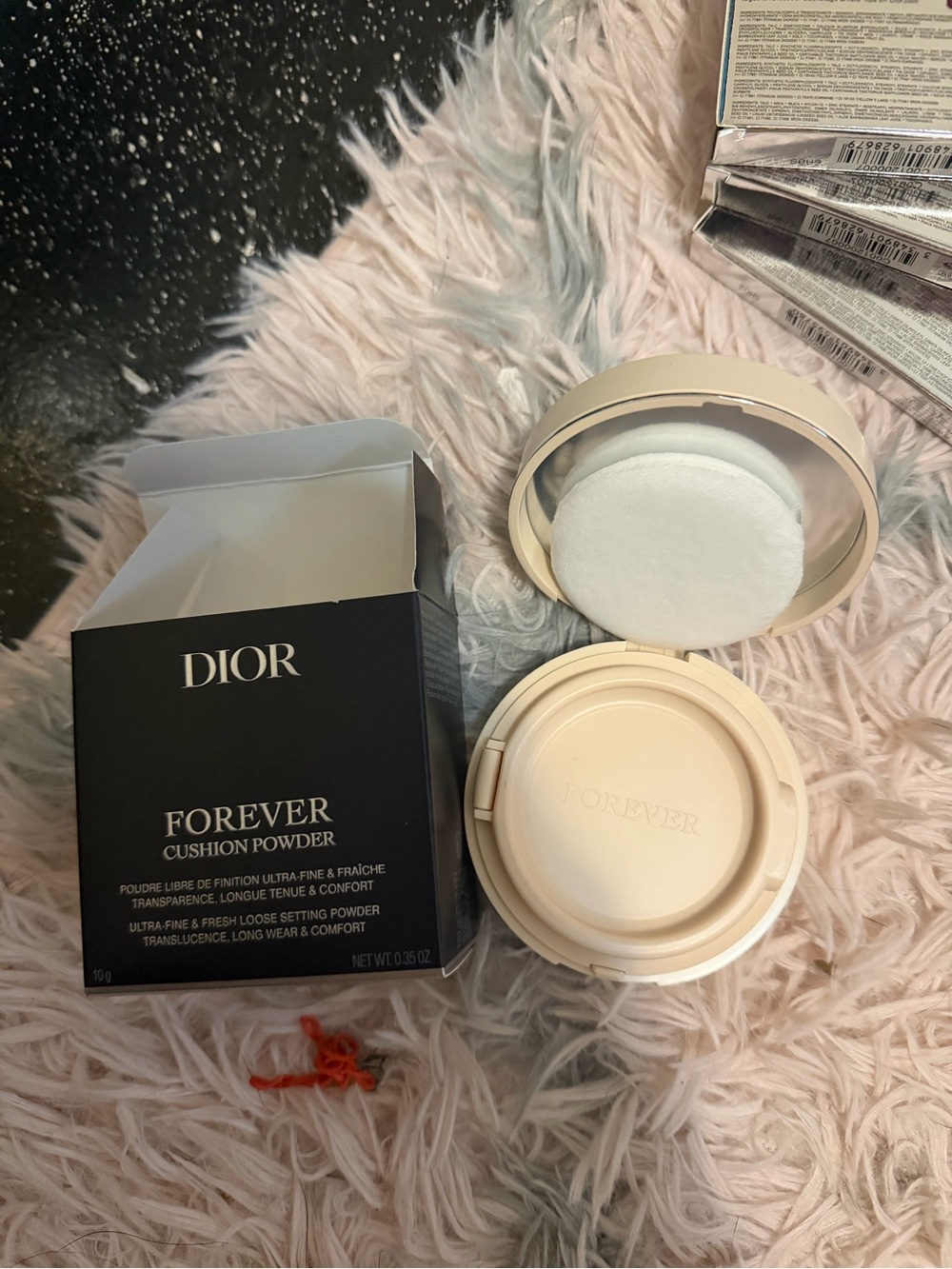 Dior Forever Cushion Powder - Cream/Black Compact fair